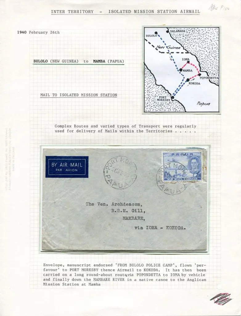1940 (26th Feb) Bulolo Police Camp to Port ... Image 1++