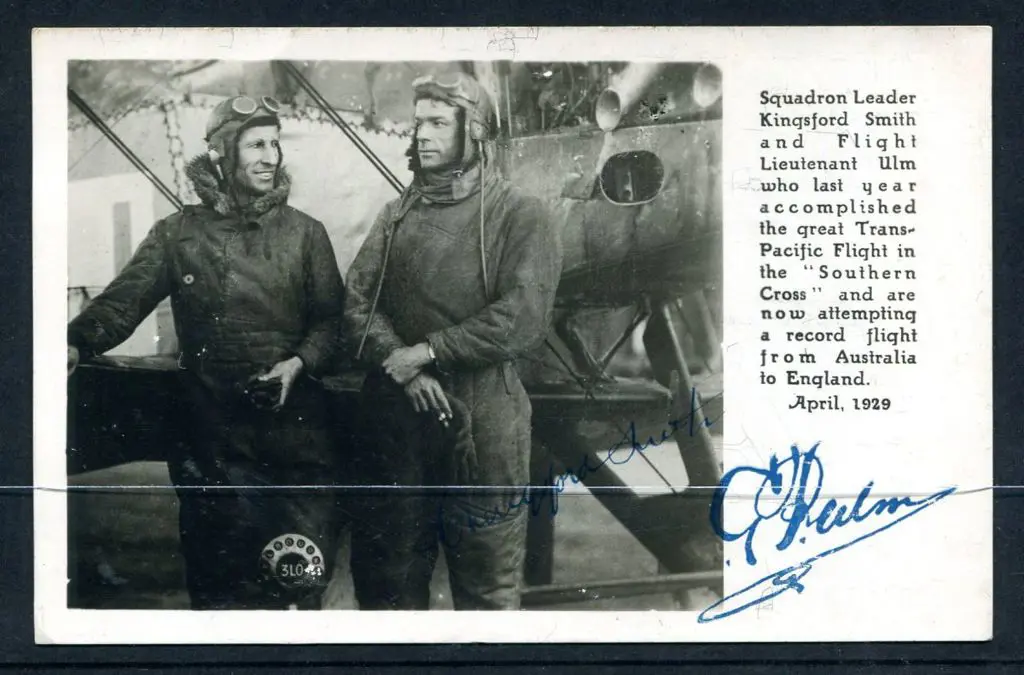 1929 (Apr) "Squadron Leader Kingsford Smith & ... Image 1++
