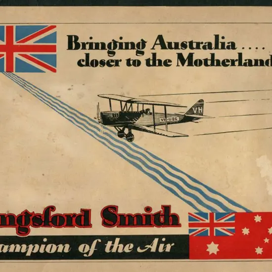 1931 (Sept) "Bringing Australia closer to the ...