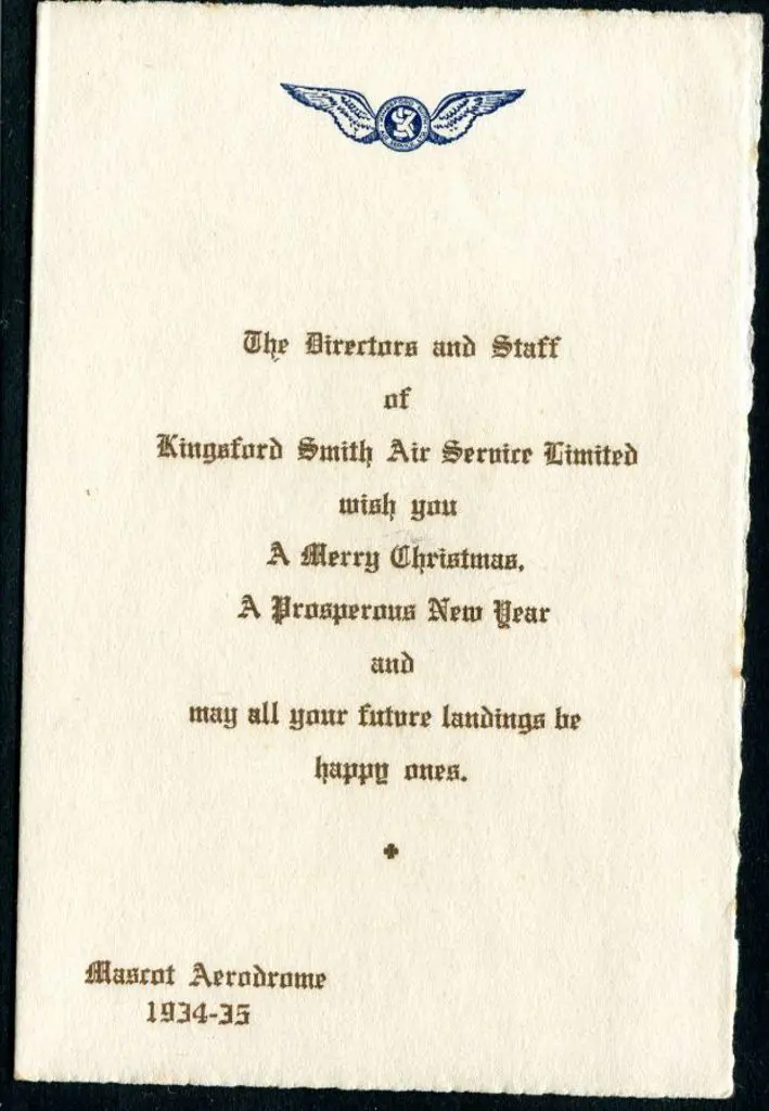 1934/35 "The Directors and Staff of Kingsford ... Image 1++