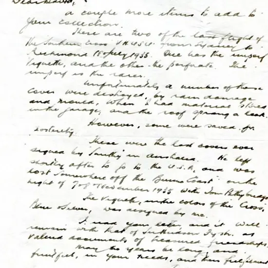 1973 (27th June) Handwritten letter from Ernest ...