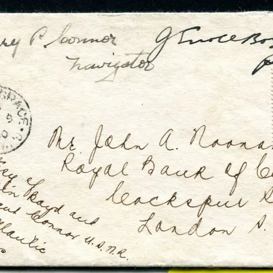 Canada 1930 (9th Oct) Newfoundland to England ...