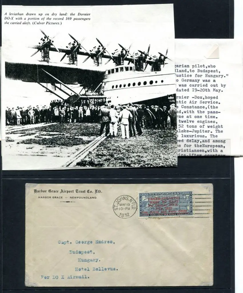 Canada 1932 (19th May) Newfoundland to Germany ... Image 1++