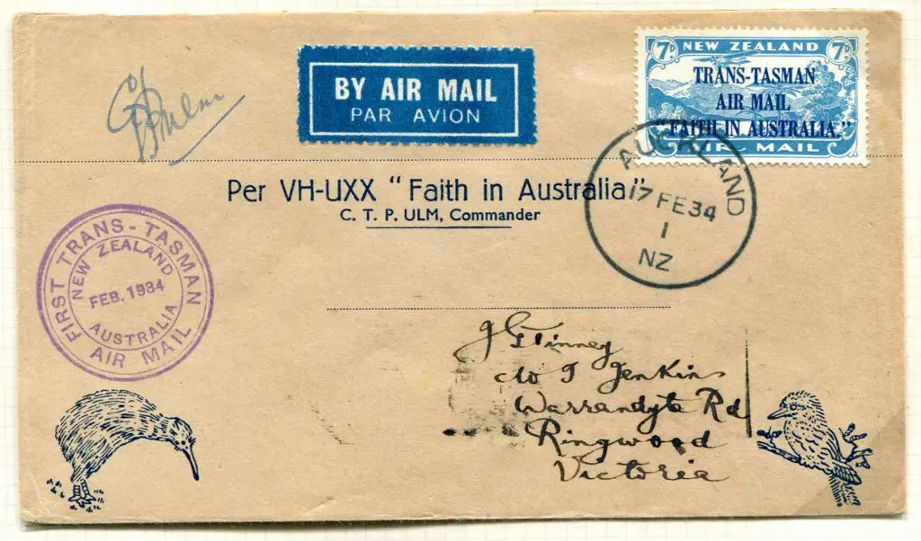 Fiji 1933 (18th Mar) Lautoka to Suva Fiji Airways ... Image 1++