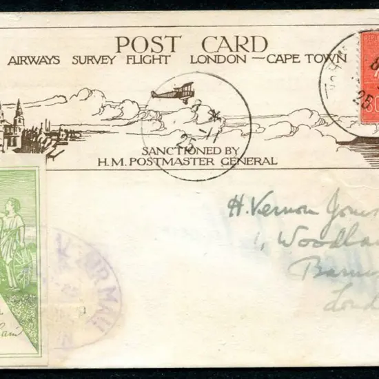 Great Britain 1925 (16th Nov) Marseilles to ...