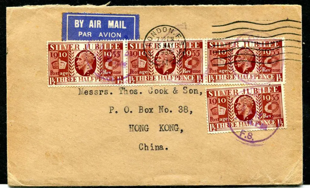 Great Britain 1935 (15th May) Commercial Air Mail ... Image 1++