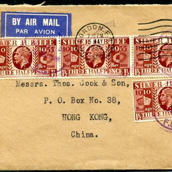 Great Britain 1935 (15th May) Commercial Air Mail ...