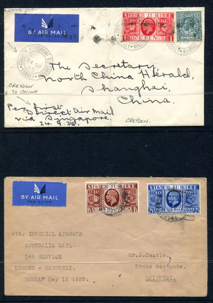Great Britain 1935 (24th Sept) London to Shanghai ... Image 1++