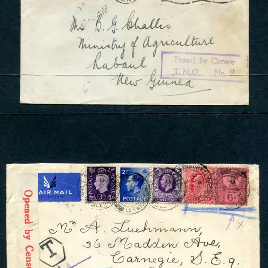 Great Britain 1939 (11th Dec) Croydon to Rabaul ...