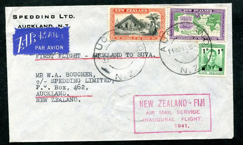 New Zealand 1941 (11th Nov) ditto but x 8. Odd ... Image 1++