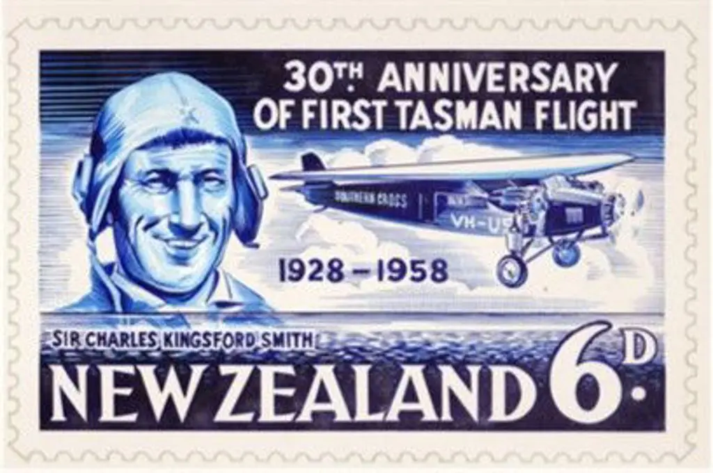 New Zealand 1958 (27th Aug) 6d 30th Anniv of ... Image 1++