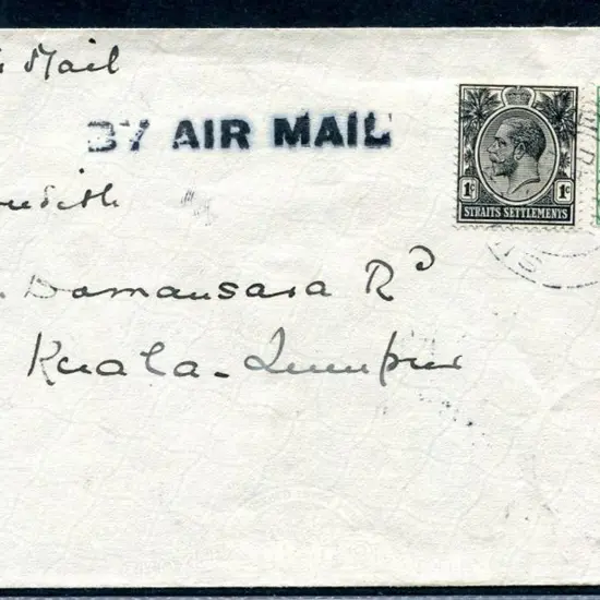 Singapore 1926 (23rd Aug) Singapore to Kuala ...