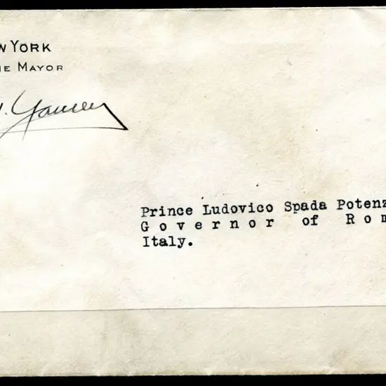 USA 1929 (July) USA to Spain to Italy stampless ...