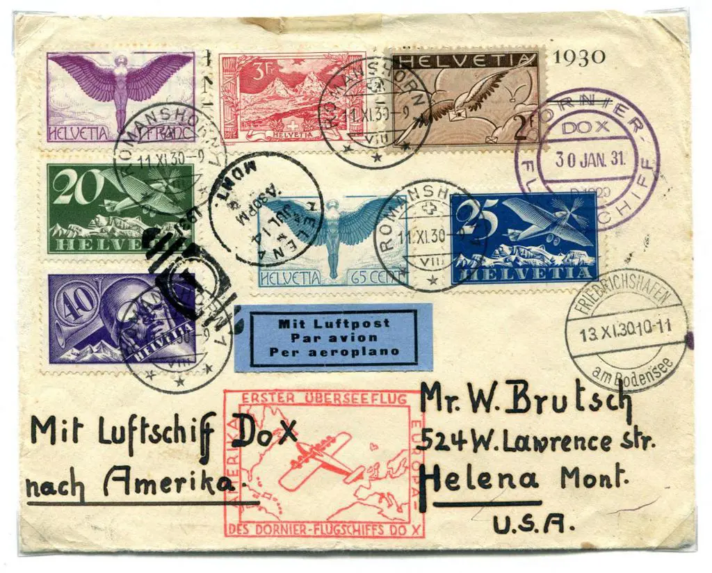 1930 (5th Nov) Dornier DO-X first Europe to USA ... Image 1++