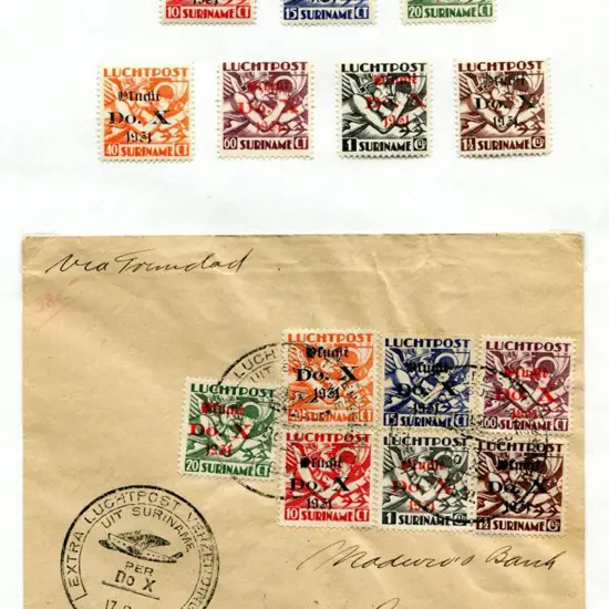 1931 (17th Aug) Germany to Brazil & return via USA ...