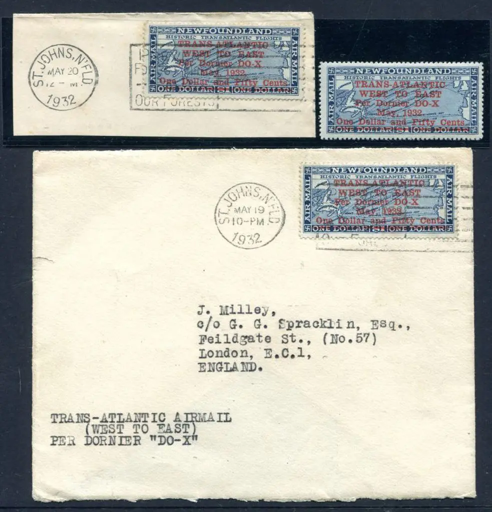 1932 (19th May) Dornier DO-X return Transatlantic ... Image 1++