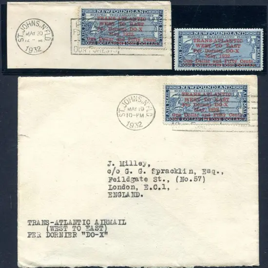 1932 (19th May) Dornier DO-X return Transatlantic ...