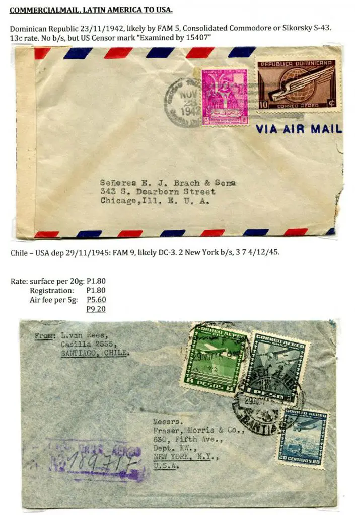 1942 (23rd Nov) Dominican Republic to USA censored ... Image 1++