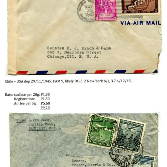 1942 (23rd Nov) Dominican Republic to USA censored ...