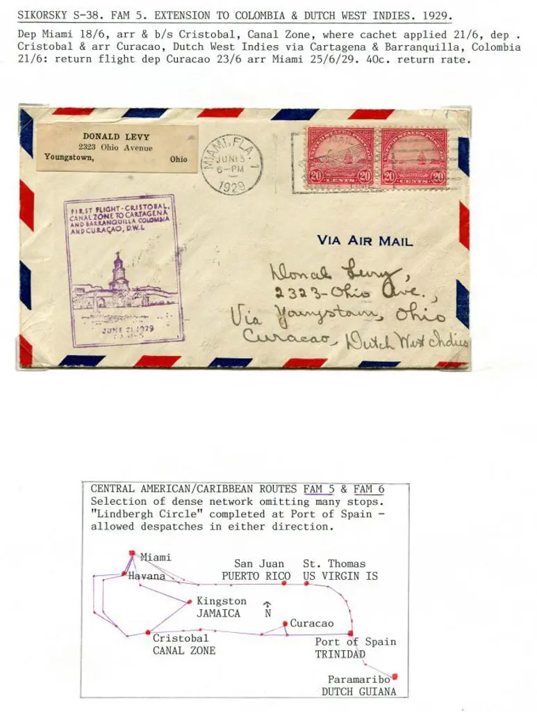 1929 (18th June) Cristobel, Canal Zone to ... Image 1++