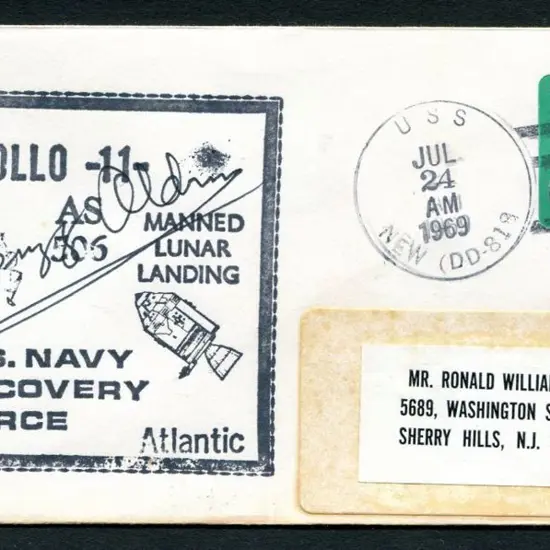 1969 (24th July) 6c USA embossed pre-stamped env ...