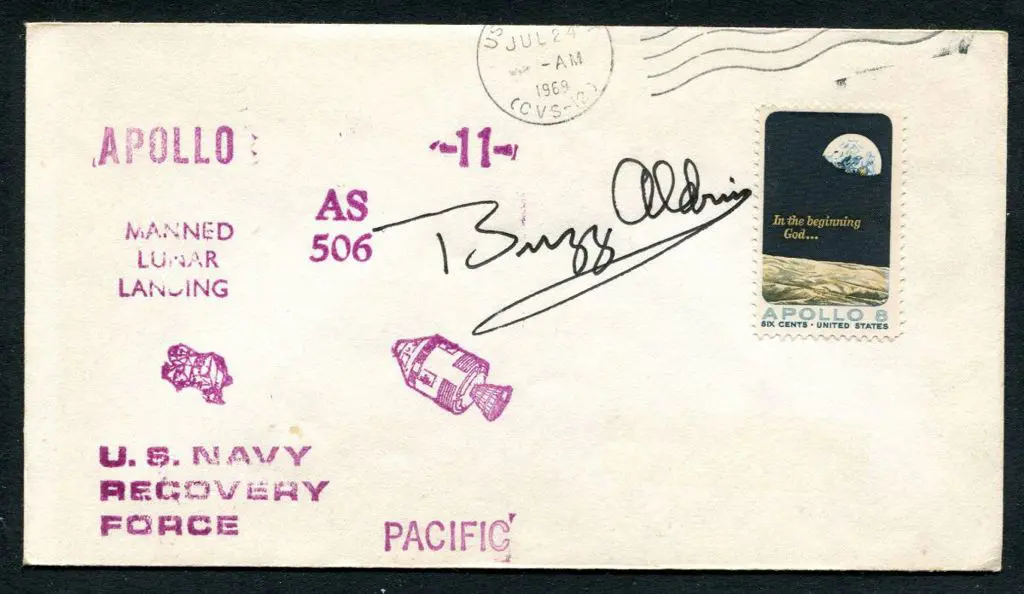 1969 (24th July) ditto but 6c Apollo 8 stamp with ... Image 1++