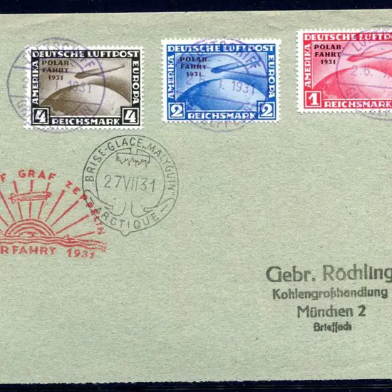 1931 (25th Jan) "Luftschiff Graf Zeppelin Polar ...