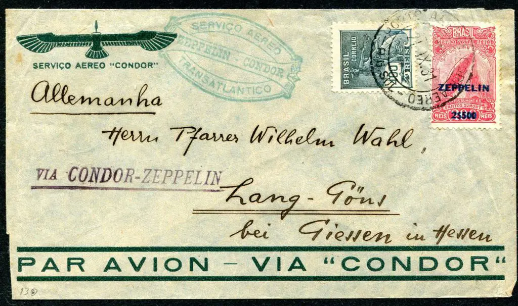 1931 (1st Sept) As above with 2$500 Zeppelin ovpt ... Image 1++