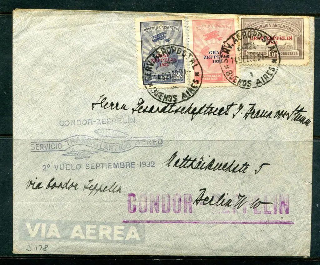 1932 (14th Sept) Sixth South America return flight ... Image 1++