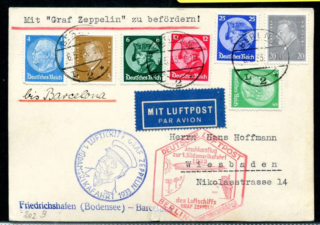 1933 (6th May) Friedrichshafen (Bodensee) to ... Image 1++