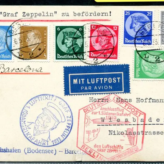 1933 (6th May) Friedrichshafen (Bodensee) to ...