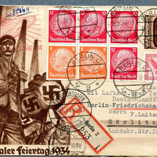 1934 (20th May) Berlin to Friedrichshafen ...
