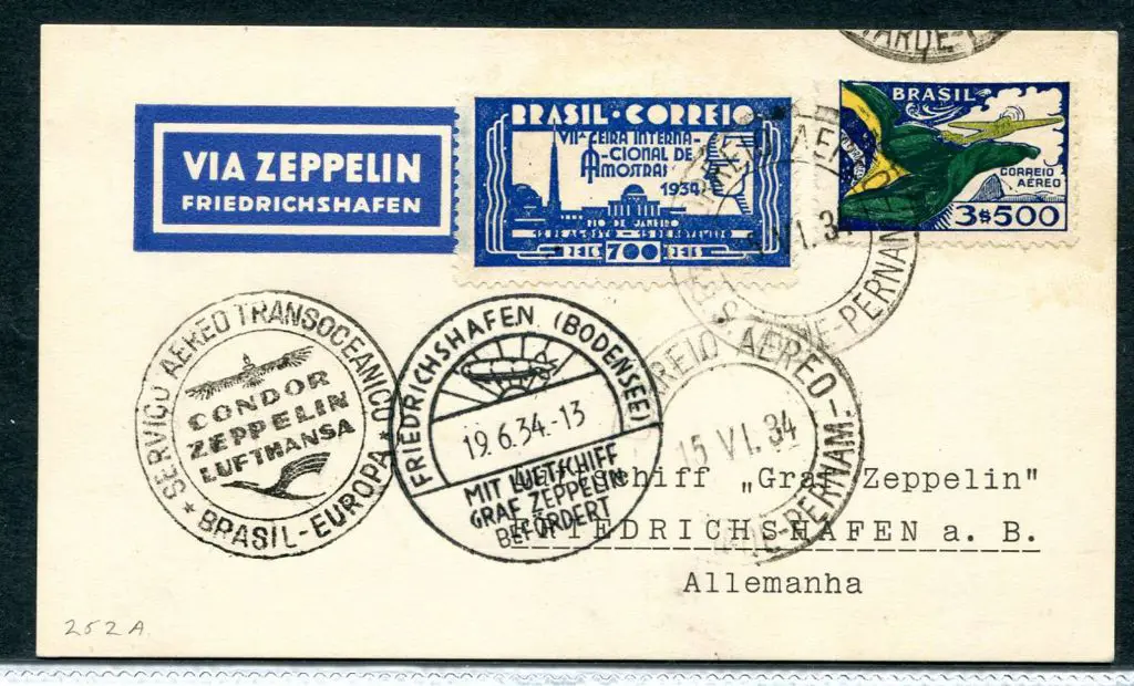 1934 (15th June) Second South America flight ... Image 1++