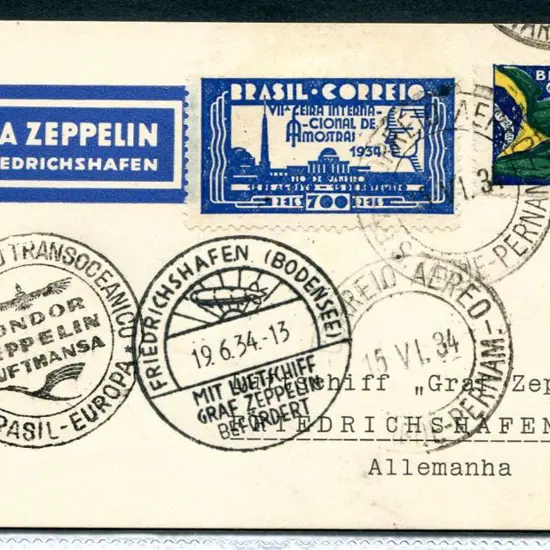 1934 (15th June) Second South America flight ...