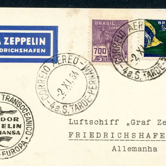 1934 (2nd Nov) Eleventh South America flight ...