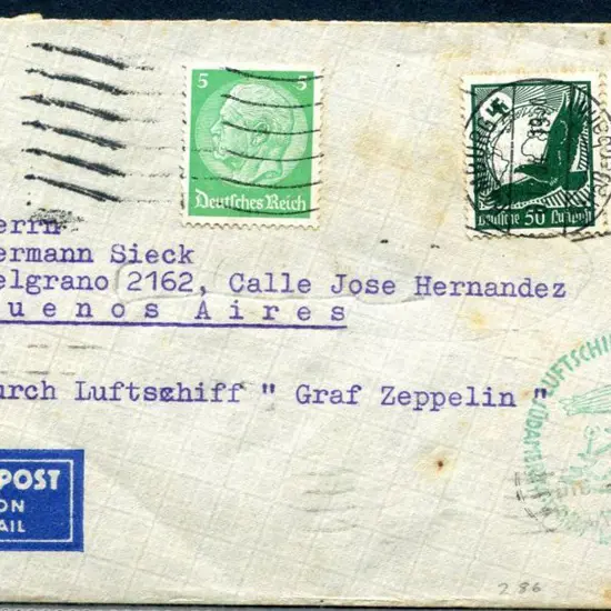 1934 (6th Dec) South America "Christmas Flight" to ...