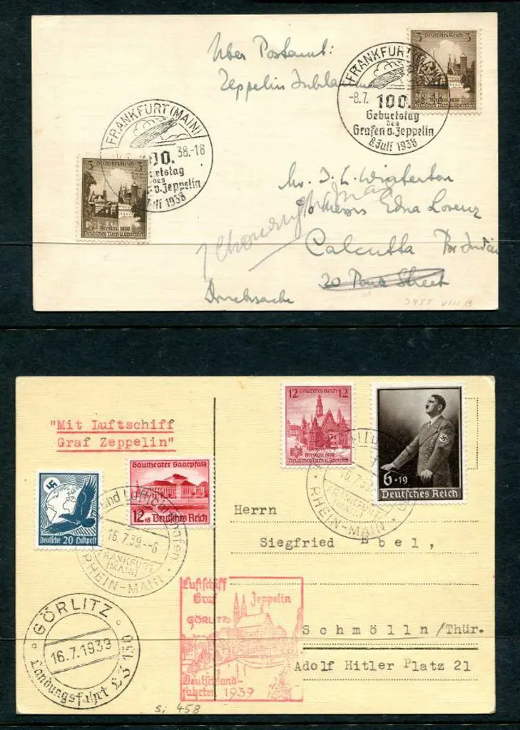 1938 (8th July) "Graf Zeppelin II" Birth Centenary ... Image 1++