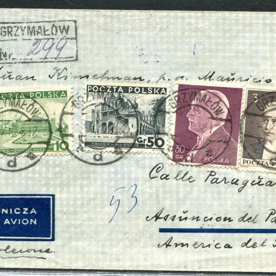 1938 (9th Nov) South America Zeppelin flight cover ...
