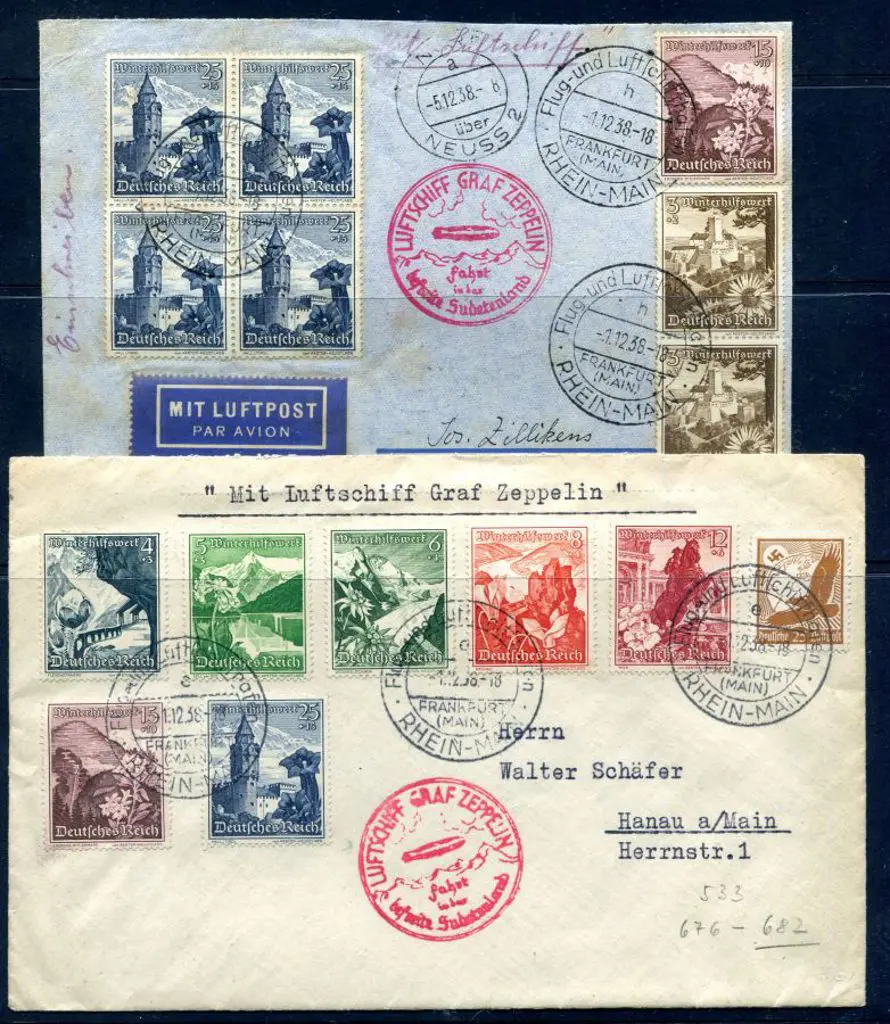 1938 (1st Dec) "Graf Zeppelin II" similar to above ... Image 1++
