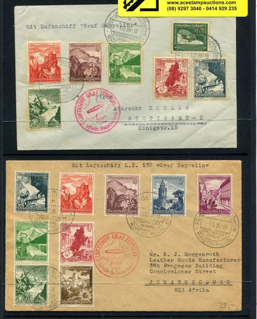 1938 (1st Dec) "Graf Zeppelin II" Sudentenland ... Image 1++