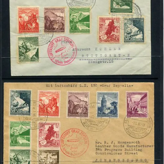 1938 (1st Dec) "Graf Zeppelin II" Sudentenland ...