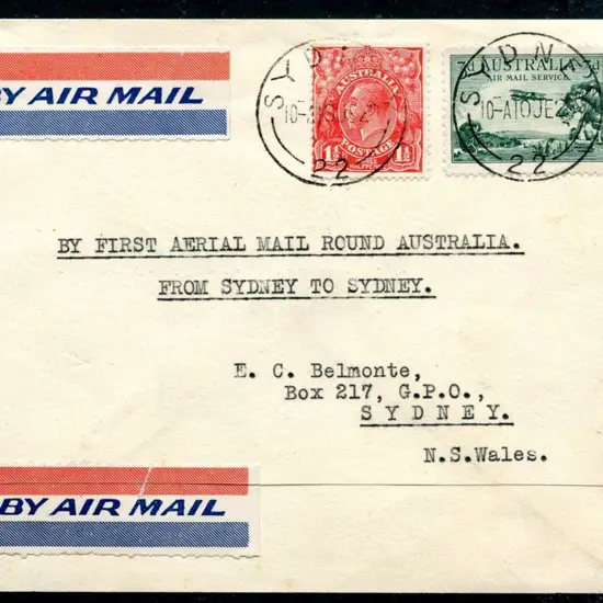 1929 (10th June) Sydney to Charleville to Wyndham ...