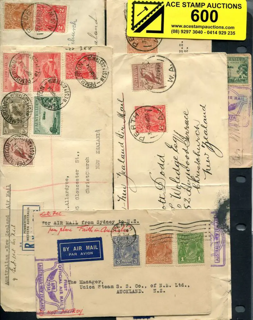 1934 (10th-14th Apr) Australia to NZ range of 12 ... Image 1++
