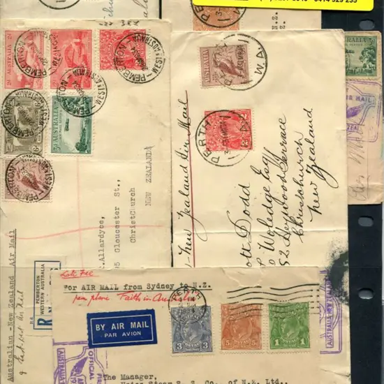 1934 (10th-14th Apr) Australia to NZ range of 12 ...