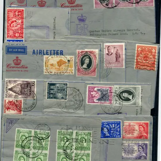 1953 (2nd June) Australia to England & return plus ...