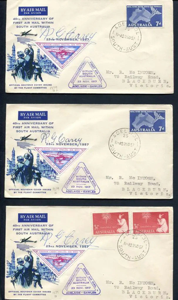 1957 (23rd Nov) Adelaide to Gawler 40th Anniv of ... Image 1++