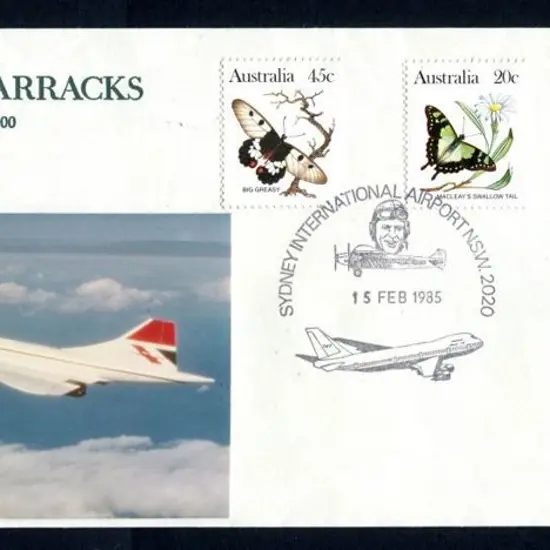 1985 (15th Feb) Sydney to London by Concorde. ...