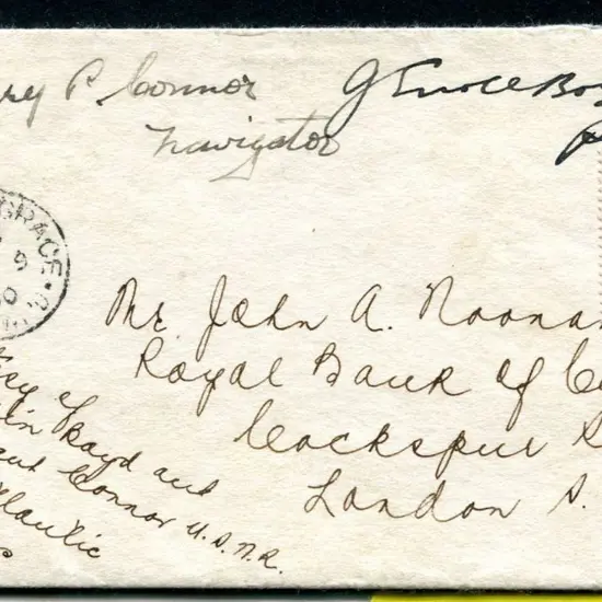 Canada 1930 (9th Oct) Newfoundland to England ...