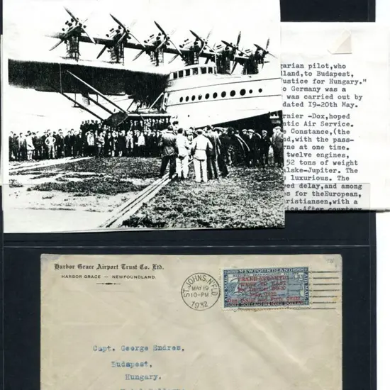 Canada 1932 (19th May) Newfoundland to Germany ...