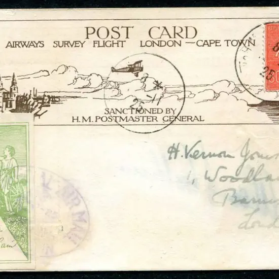 Great Britain 1925 (16th Nov) Marseilles to ...